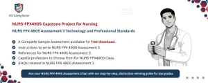 NURS FPX 4905 Assessment 3 Technology and Professional Standards